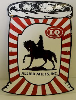 Allied Mills Inc. IQ Advertising sign