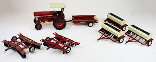 Ertl International Harvester tractor & pieces