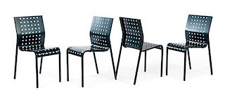 Pietro Arosio, (Italian, b. 1946), Zanotta, c. 1992 set of four Marindolina stacking chairs