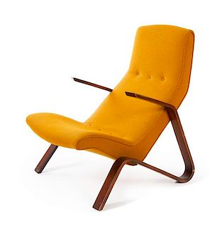 Eero Saarinen, (Finnish, 1910-1961), Knoll, c. 1948 Grasshopper lounge chair