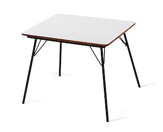 Charles and Ray Eames, (American, 1907-1978 | 1912-1988), Herman Miller, c. 1947 IT-1 folding side table