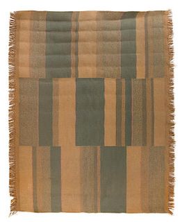 Heiju Oak Packard, (Japanese/American), USA, c. 1960s a geometric flatweave rug