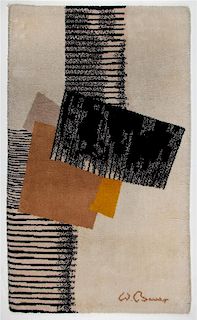 Wolf Bauer, (German, b. 1938), Concepts International Collage rug
