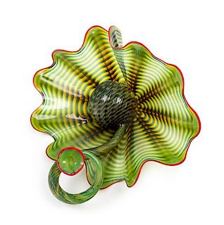 Dale Chihuly, (American, b. 1941), Parrot Green Persian Set