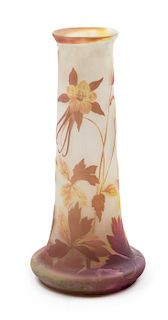 * Emile Galle, (French, 1846-1904), cameo vase