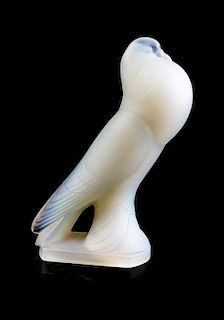 Attributed to Sabino, France, Early 20th Century, opalescent bird figure