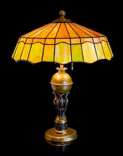 Handel, American, Early 20th Century, table lamp