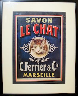 Savon Le Chat poster