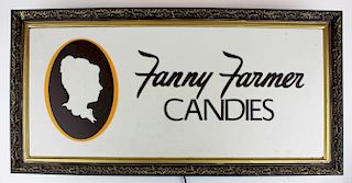 Fanny Farmer Candies lighted store sign