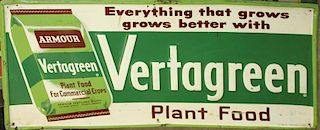 Vertagreen Plant food advertising sign