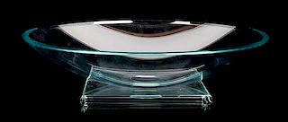 A Studio Glass Bowl Diameter 16 inches.