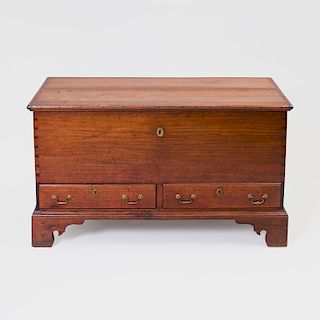 Chippendale Mahogany Blanket Chest 