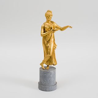 Empire Ormolu Figure of a Classical Maiden, In the manner of Pierre-Philippe Thomire