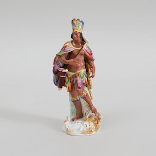 Meissen Porcelain Figure Emblematic of America