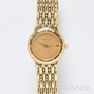Lady's 18kt Gold and Diamond Wristwatch, Audemars Piguet