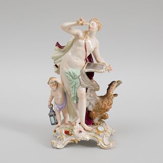 Meissen Porcelain Figure Emblematic of Vanity