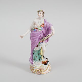 Meissen Porcelain Figure Emblematic of Art