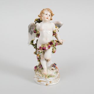 Meissen Porcelain Figure of Cupid