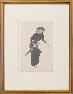 Pierre Bonnard (1867-1947): Femme au parapluie
