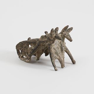 Luristan Bronze Fragment of a Chariot