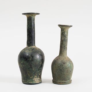 Pair of Luristan Bronze Supports