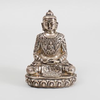 Tibetan Silver Buddha