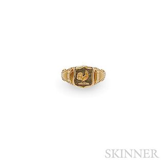 Antique 18kt Gold Intaglio Ring