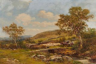 DAVID BATES, (English, 1840-1921), Near Bettws-y-Coed
