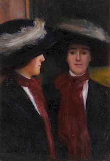 MARION BOYD ALLEN, (American, 1862-1941), Portrait of a Lady