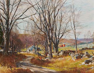 OGDEN MINTON PLEISSNER, (American, 1905-1983), Lingering Autumn