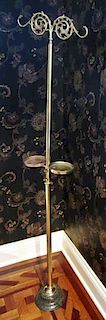 A Victorian Brass Stand, Height of stand 54 3/4 inches.