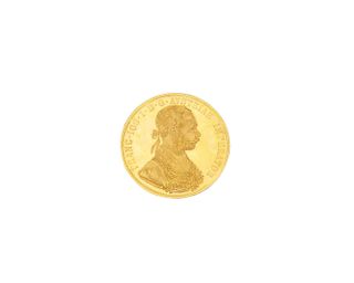 Austrian 1915 Gold Four Ducat Coin