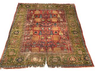 Mahal Carpet, Persia, ca. 1880; 11 ft. 5 in. x 10 ft. 5 in.