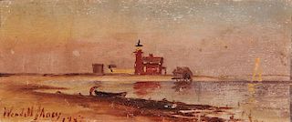 WENDELL MACY, (American, 1845-1921), Brant Point Lighthouse