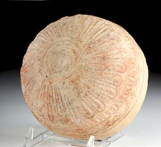 Hellenistic Greek Megarian Terracotta Molded Bowl