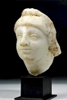Roman Imperial Marble Head of a Goddess - Venus