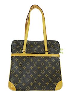 Louis Vuitton Monogram Canvas Leather Handbag
