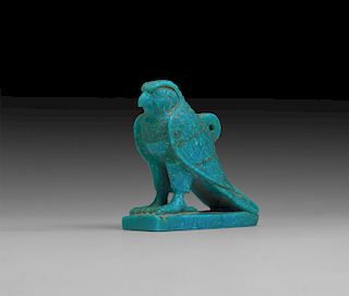 Egyptian 'Turquoise' Horus Amulet
