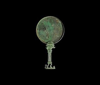 Scythian Mirror with Animal Handle