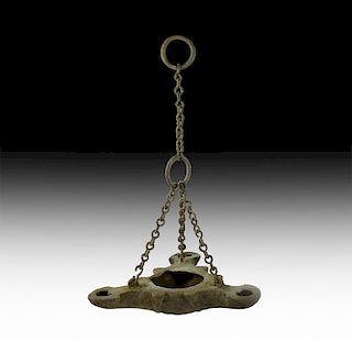 Roman Multi-Spouted Oil Lamp