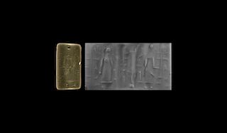 Babylonian Cylinder Seal with Tree of Life