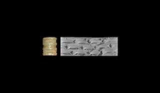 Cylinder Seal with Water Creatures