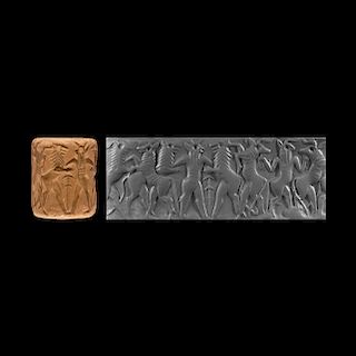 Very Large Sumerian Cylinder Seal