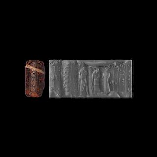 Kassite Cylinder Seal with Interceding Scene