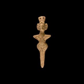 Western Asiatic Syro-Hittite Bone Idol