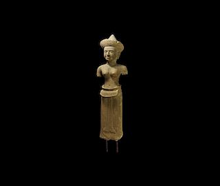 Khmer Statue of a Goddess