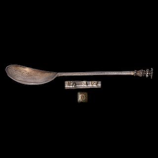 Charles I Silver Seal-Top Spoon