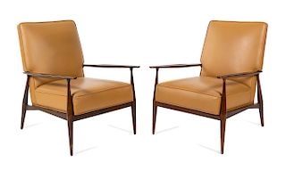 Mid-Century Lounge Chairs, USA, c. 1950s,