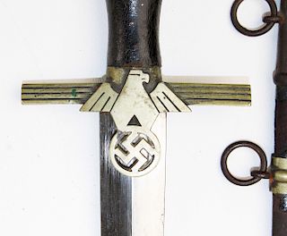 WWII German RLB Luftshutz type 2 dagger