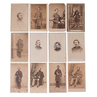 CDV Collection Featuring Portraits of Union Officers and Soldier